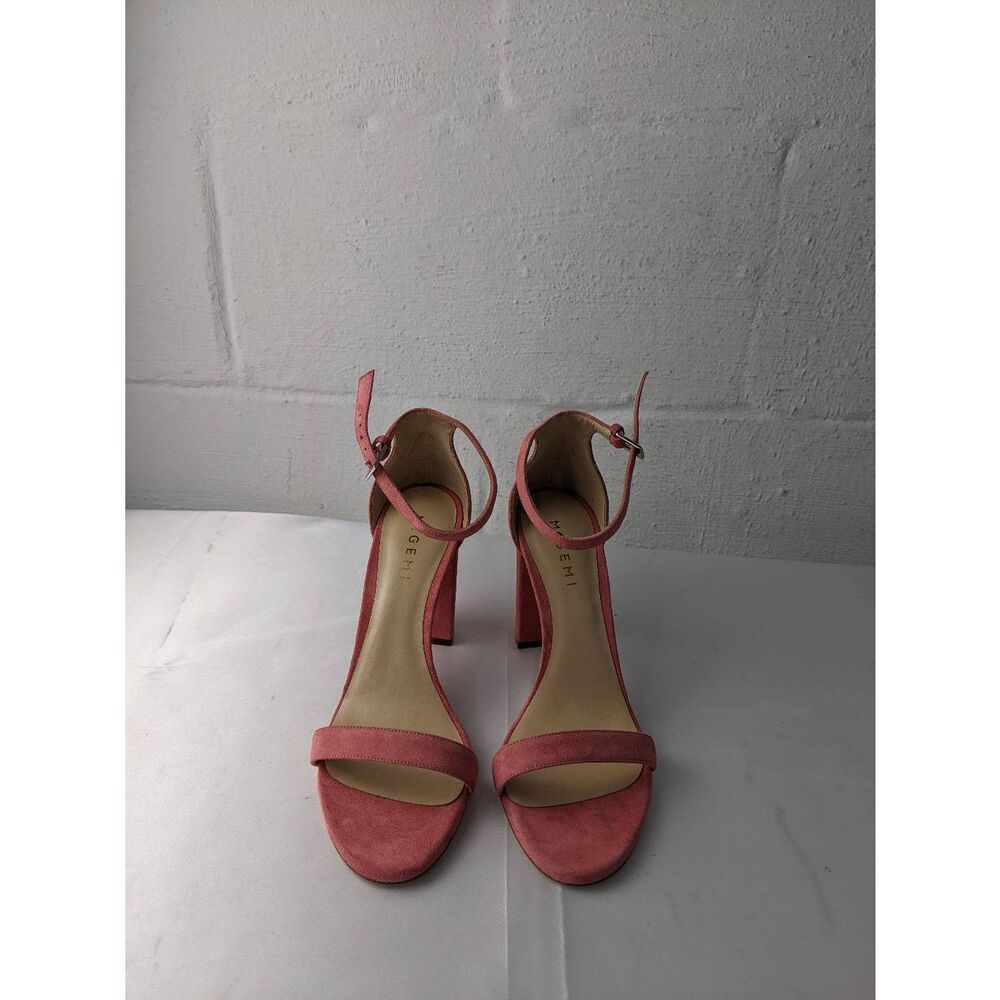 M. Gemi The Pilone‎ Pink Suede Sandals sz 38.5 Made in Italy New